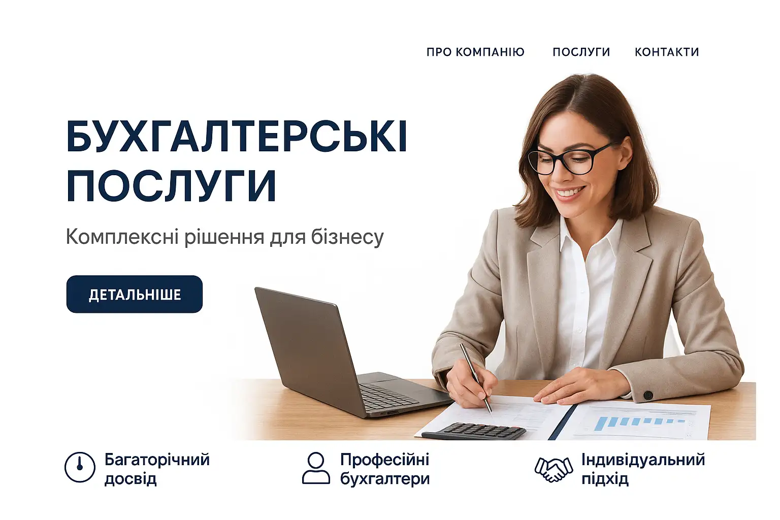 Сайти для бухгалтерських послуг