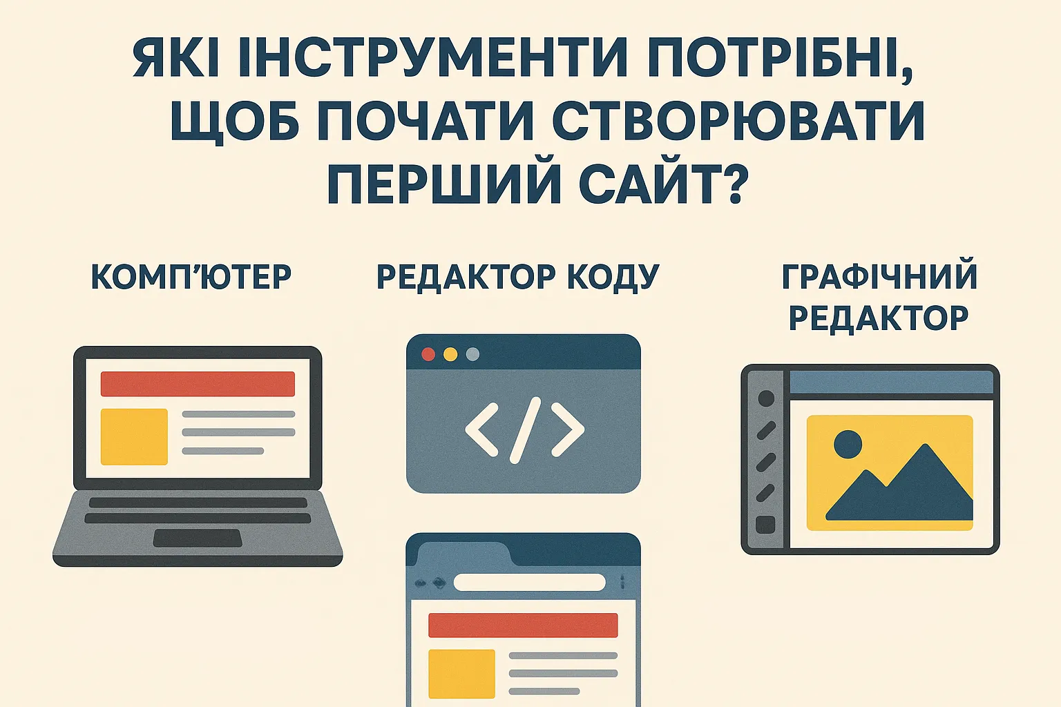 Інструменти для сайту