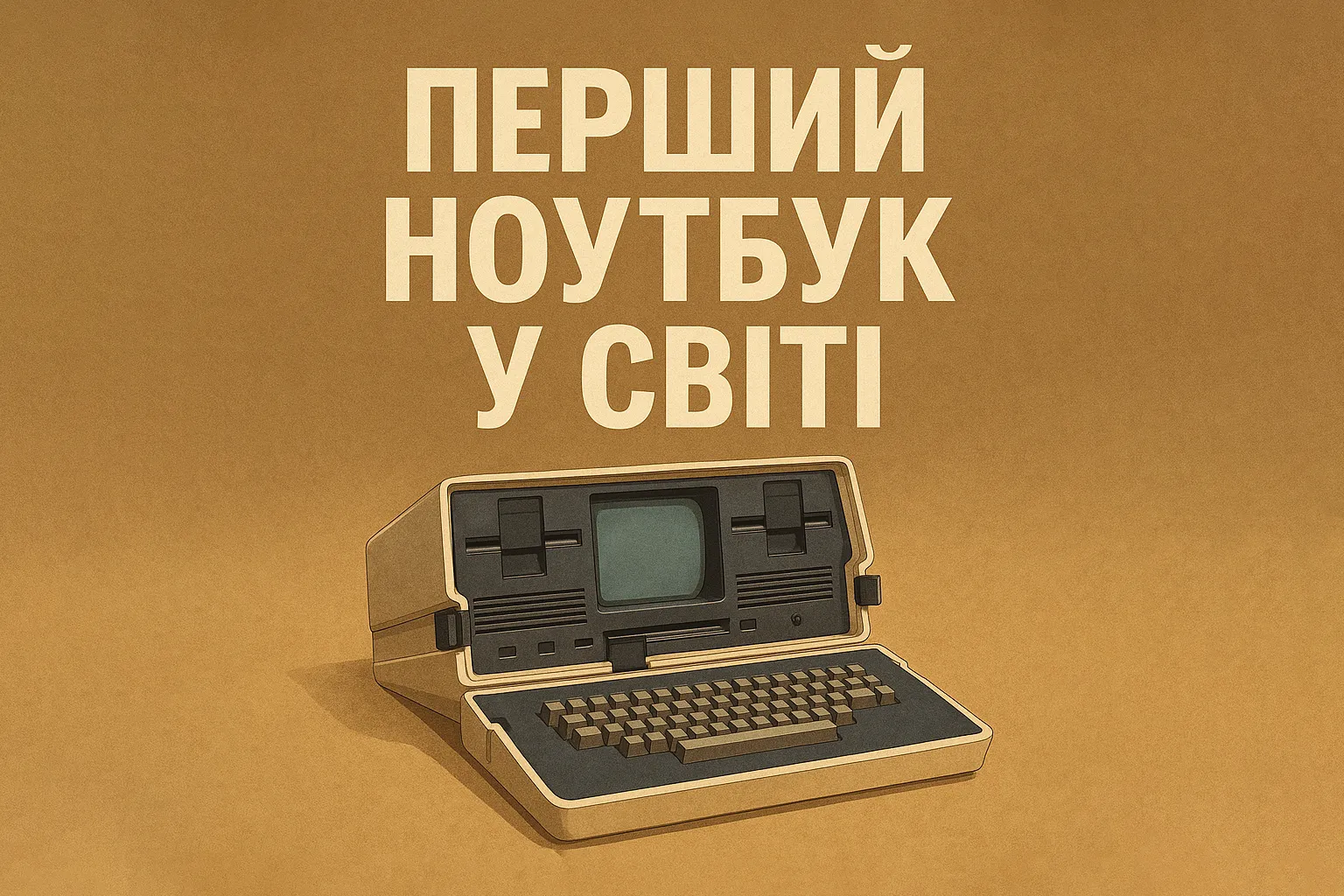 Перший ноутбук