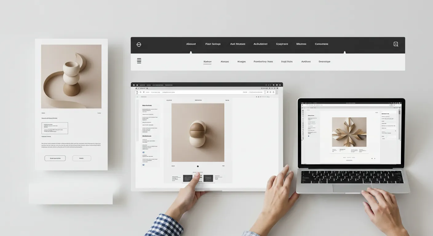 Приклад мінімалістичного дизайну сайту 2025