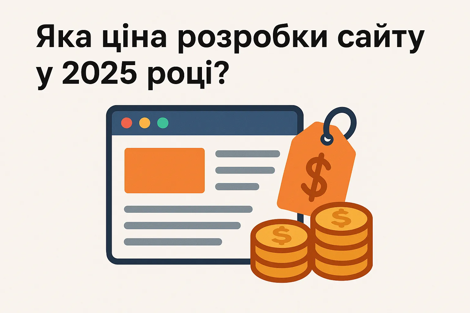 Ціна розробки сайту